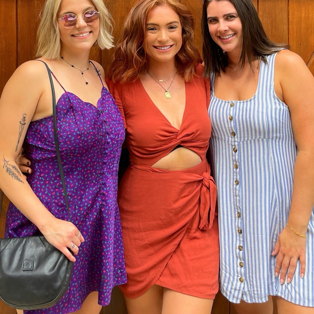 Cutout mini dress